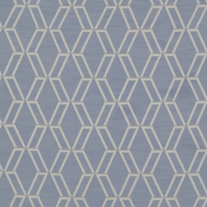 Cambridge A Blue by Europatex Designer Fabric Cambridge 100% Polyester China Horizontal: 5" and Vertical: 5" 110" - Swanky Fabrics -