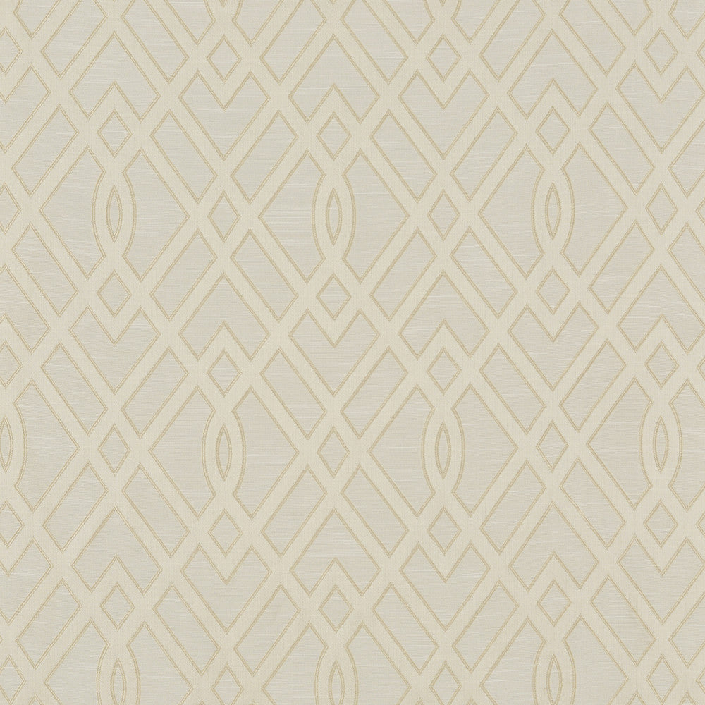Cambridge C Cream by Europatex Designer Fabric Cambridge 100% Polyester China Horizontal: 7.5" and Vertical: 14" 110" - Swanky Fabrics -