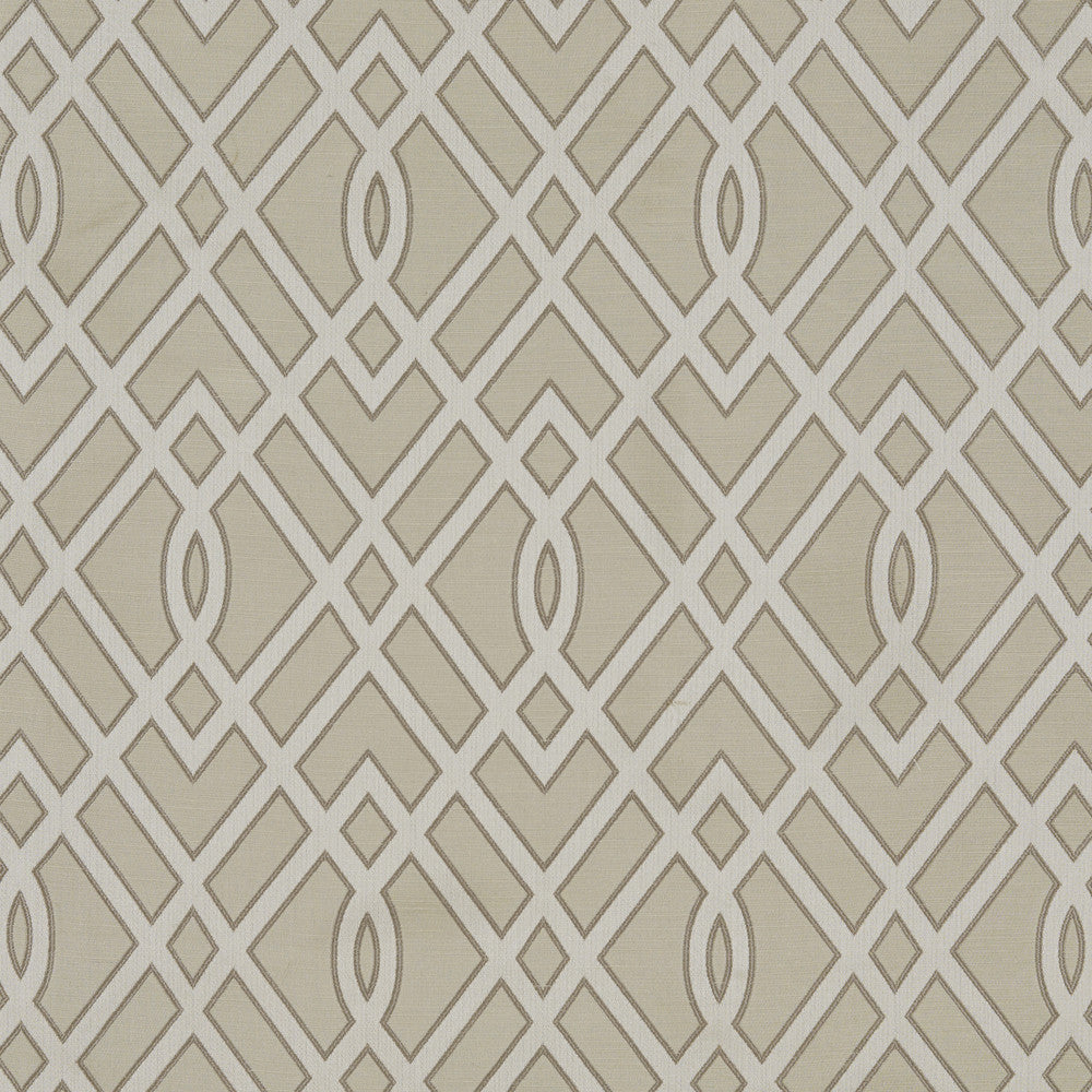 Cambridge C Stone by Europatex Designer Fabric Cambridge 100% Polyester China Horizontal: 7.5" and Vertical: 14" 110" - Swanky Fabrics -