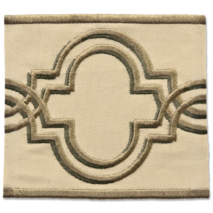 Cannes 1 Tawny by Stout Designer Trim New World Tapes & Borders 65% Cotton 35% Spun Viscose CHINA Horizontal: 4 and Vertical: 0 3.38 in - Swanky Fabrics -