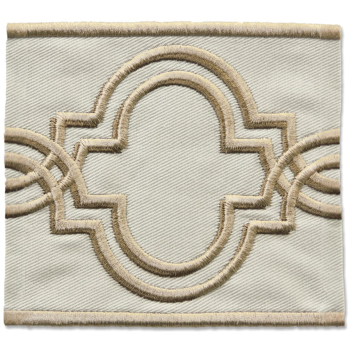 Cannes 3 Dove by Stout Designer Trim NEW WORLD TAPES & BORDERS 65%COT 35%SVI CHINA </p><p>Repeat: 0 3.38 in - Swanky Fabrics -
