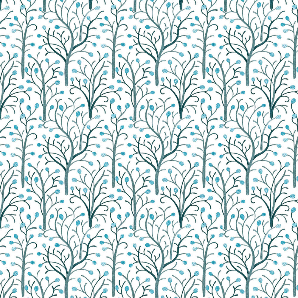 Captiva 1 Federal by Stout Designer Fabric COMFORTABLE LIVING SPRAY/OCEAN 100%COT %BEMB INDIA Horizontal: 12.875 and Vertical: 15.500 51.5 in - Swanky Fabrics -