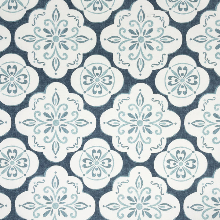 Casey 2 Caribbean by Stout Designer Fabric RAINBOW LIBRARY GLACIER/LAGOON 100%COT SPAIN Horizontal: 9.000 and Vertical: 9.000 54 in - Swanky Fabrics -
