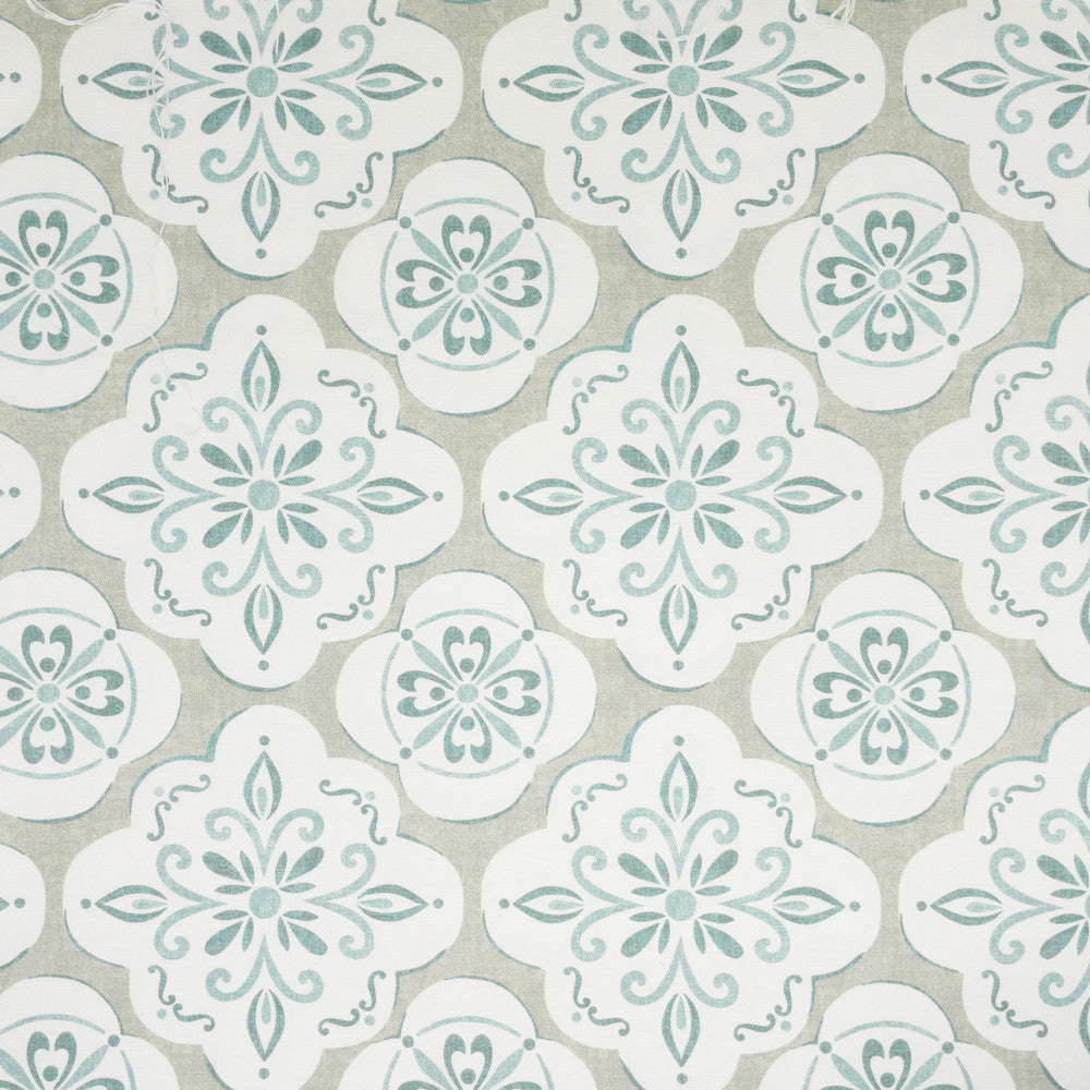 Casey 3 Bay by Stout Designer Fabric RAINBOW LIBRARY GLACIER/LAGOON 100%COT SPAIN Horizontal: 9.000 and Vertical: 9.000 54 in - Swanky Fabrics -