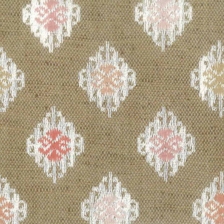 Caspian 1 Sorbet by Stout Designer Fabric COMFORTABLE LIVING PETAL/PUNCH 100%POL %BEMB INDIA Horizontal: 13 and Vertical: 15.125 52 in - Swanky Fabrics -