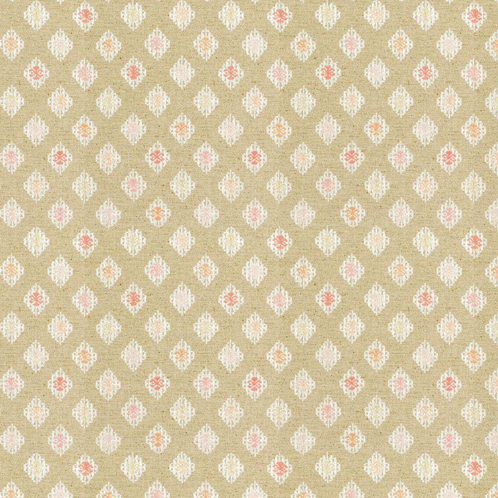 Caspian 1 Sorbet by Stout Fabric Stout Fabric Caspian 1 SorbetFabric COMFORTABLE LIVING PETAL/PUNCH INDIA </p><p>Repeat: H: 13.000, V: 15.125 52 in - Fabric Carolina -