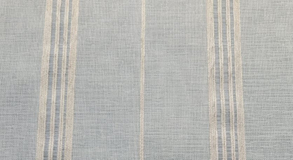 Casper Ivory by Norbar Designer Fabric SHEER MADNESS 100% POLYESTER CHINA 3 1/2"H 118 - Swanky Fabrics -