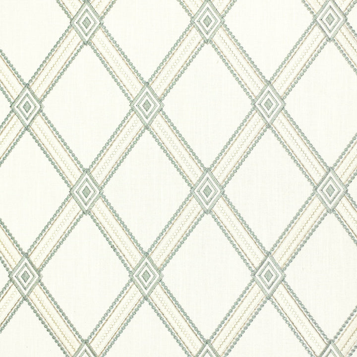 Catchy 3 Lagoon by Stout Designer Fabric COLOR MY WINDOW LAKE/SEAGLASS 73%COT 27%POL %VEMB INDIA MARTINDALE WEAR TEST (100 000 CIRCULAR RUBS) Horizontal: 6.750 and Vertical: 9.250 53.5 in - Swanky Fabrics -