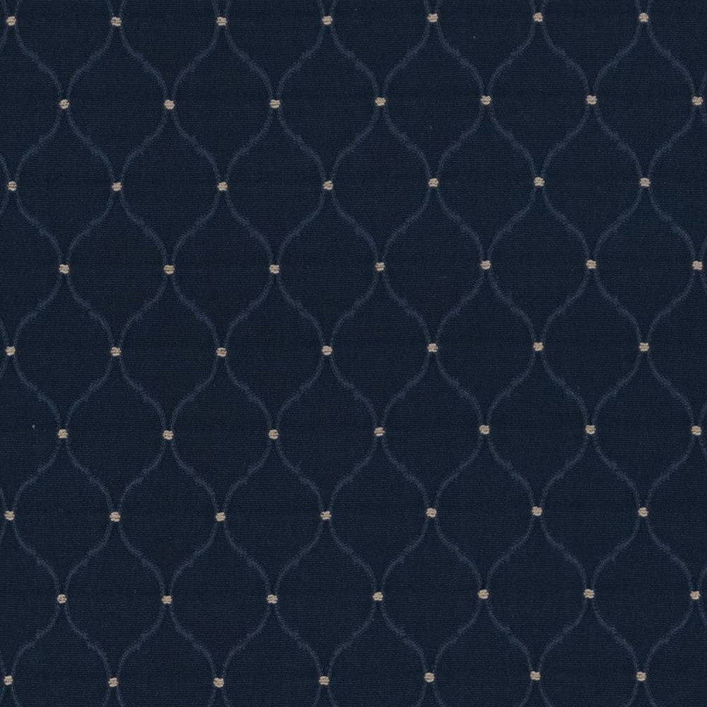 CB600-170 by Charlotte Designer Fabric Shades of Indigo 100% Woven Polyester China Exceeds 60,000 Wyzenbeek Rubs (Heavy Duty) Horizontal 1.5" X Vertical 2" 54 Inches - Swanky Fabrics -