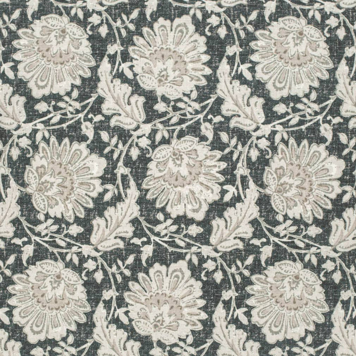 CB600-251 by Charlotte Designer Fabric Shades of Onyx 98% Polyester, 2% Linen Asia Exceeds 30,000 Wyzenbeek Rubs (Heavy Duty) Horizontal 14" x Vertical 14" 54 Inches - Swanky Fabrics -