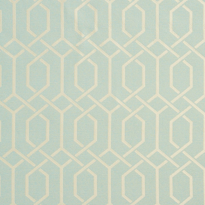 CB700-192 by Charlotte Designer Fabric Shades of Teal 100% Woven Polyester Asia Exceeds 60,000 Wyzenbeek Rubs (Heavy Duty) Horizontal: 3.5" x Vertical: 4" 54 Inches - Swanky Fabrics -