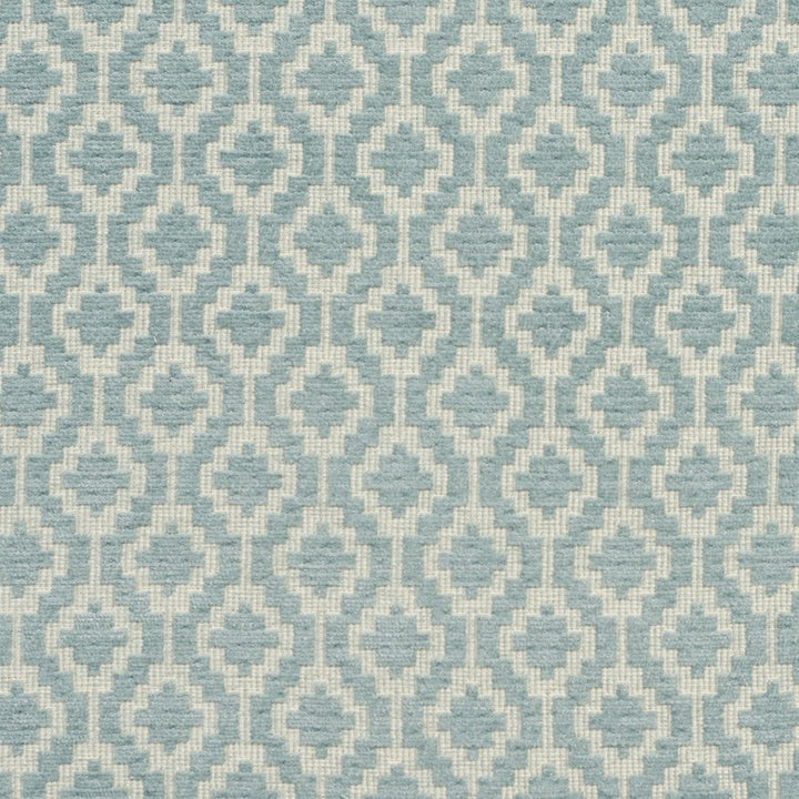 CB700-207 by Charlotte Designer Fabric Shades of Teal 100% Woven Polyester Asia Exceeds 80,000 Wyzenbeek Rubs (Heavy Duty) Horizontal: 1.5" x Vertical: 1.5" 54 Inches - Swanky Fabrics -