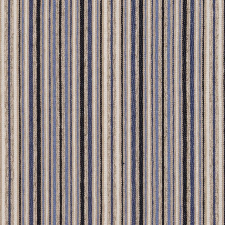 CB700-393 by Charlotte Designer Fabric Shades of Indigo 46% Cotton, 39% Polyester, 13% Olefin USA Exceeds 66,000 Wyzenbeek Rubs (Heavy Duty) Horizontal 4.5" 54 Inches - Swanky Fabrics -