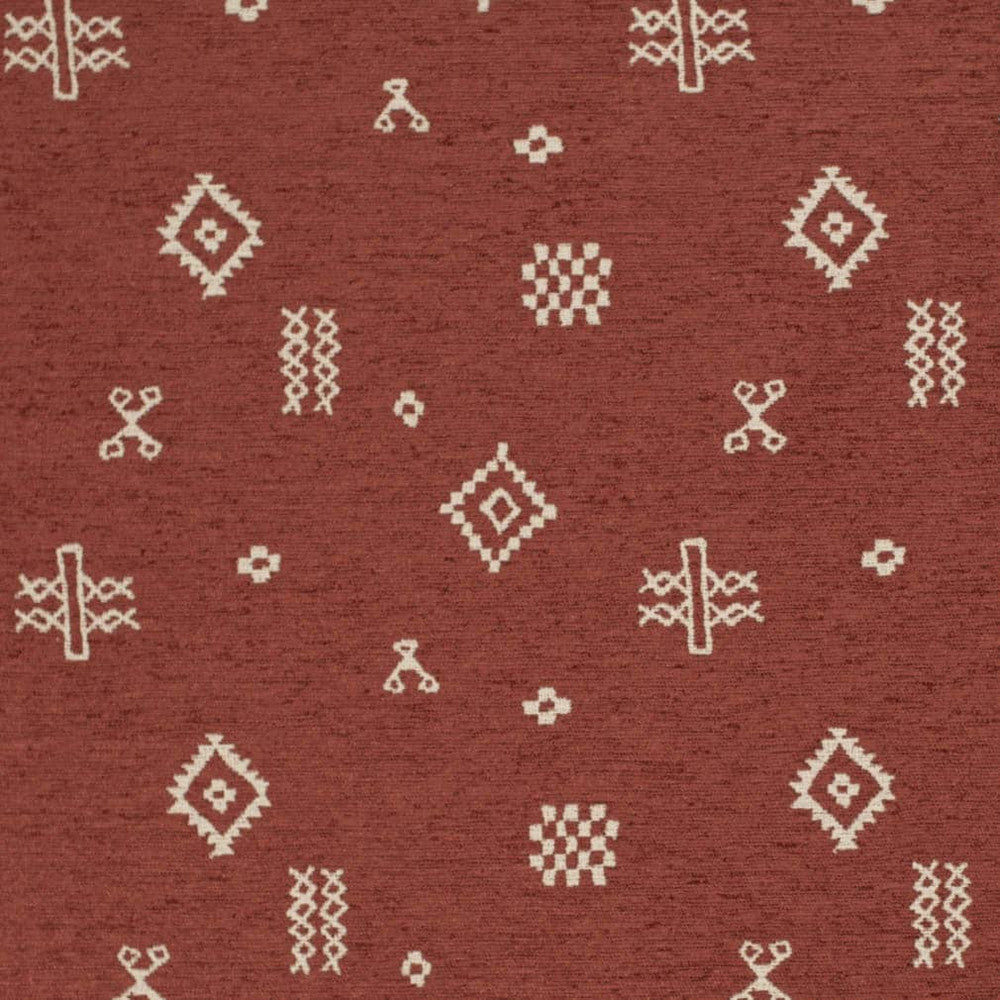 CB700-525 by Charlotte Designer Fabric Shades of Redwood 100% Polyester Asia Exceeds 96,000 Wyzenbeek Rubs (Heavy Duty) Horizontal 9.5" x Vertical 8.5" 54 Inches - Swanky Fabrics -