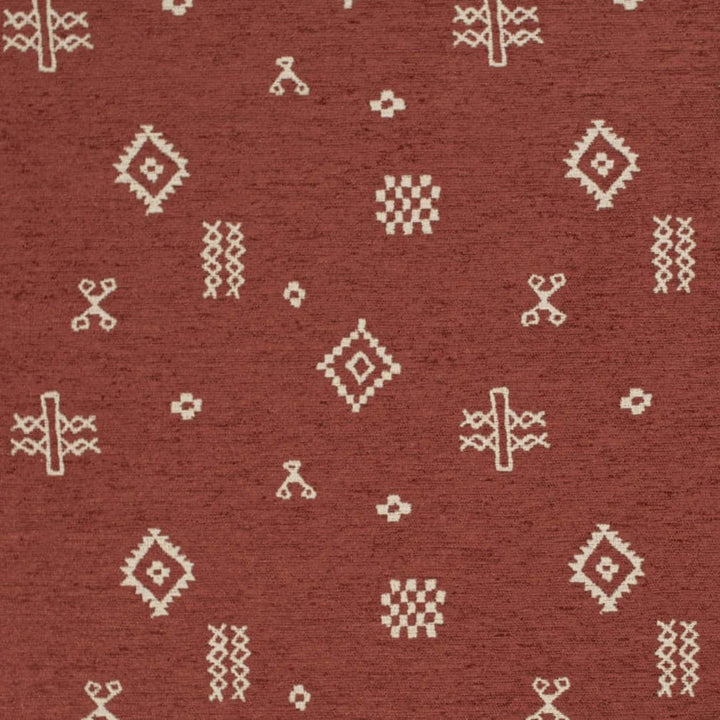 CB700-525 by Charlotte Designer Fabric Shades of Redwood 100% Polyester Asia Exceeds 96,000 Wyzenbeek Rubs (Heavy Duty) Horizontal 9.5" x Vertical 8.5" 54 Inches - Swanky Fabrics -