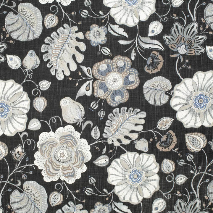CB700-533 by Charlotte Designer Fabric Shades of Onyx 59 % Cotton, 41% Recycled Polyester Asia Exceeds 30,000 Wyzenbeek Rubs (Heavy Duty) Horizontal 27.5" x Vertical 24.5" 54 Inches - Swanky Fabrics -