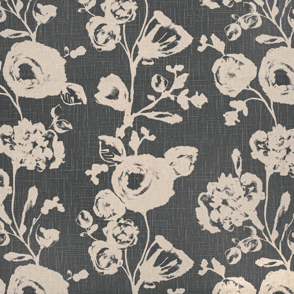 CB700-534 by Charlotte Designer Fabric Shades of Onyx 70% Cotton, 30% Linen Asia Exceeds 30,000 Wyzenbeek Rubs (Heavy Duty) Horizontal 27" x Vertical 25" 54 Inches - Swanky Fabrics -