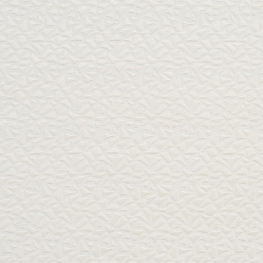 CB800-01 by Charlotte Designer Fabric White 100% Woven Polyester Asia Exceeds 130,000 Wyzenbeek Rubs (Heavy Duty) Horizontal: 1.5" x Vertical: 1.5" 54 Inches - Swanky Fabrics -