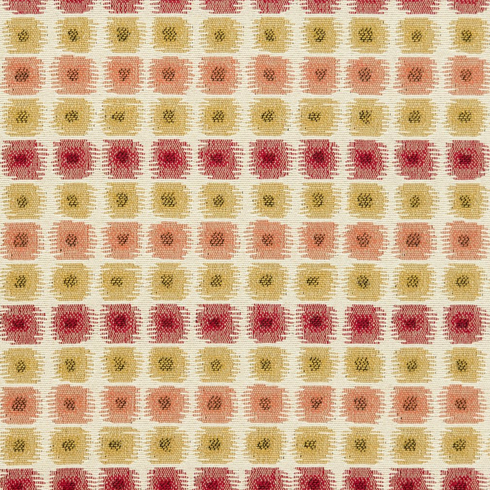 CB800-109 by Charlotte Designer Fabric Shades of Coral 41% Cotton, 34% Polyester, 25% Olefin Made In USA Exceeds 66,000 Wyzenbeek Rubs (Heavy Duty) Horizontal: 2" x Vertical: 1" 54 Inches - Swanky Fabrics -