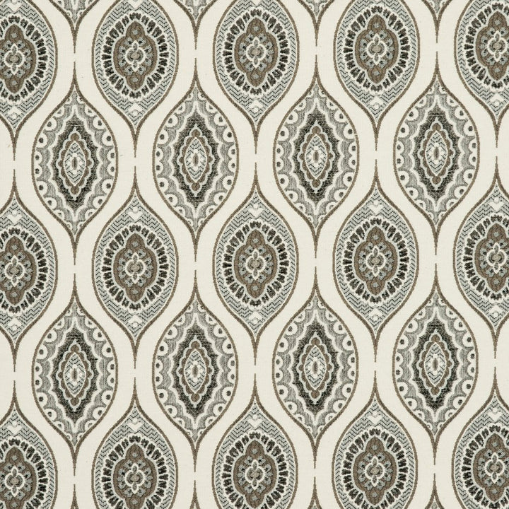 CB800-121 by Charlotte Designer Fabric Black & White 36% Polyester, 32% Acrylic, 32% Cotton Spain Exceeds 30,000 Wyzenbeek Rubs (Heavy Duty) </p><p>Repeat: Horizontal: 3.25" x Vertical: 6" 54 Inches - Swanky Fabrics -