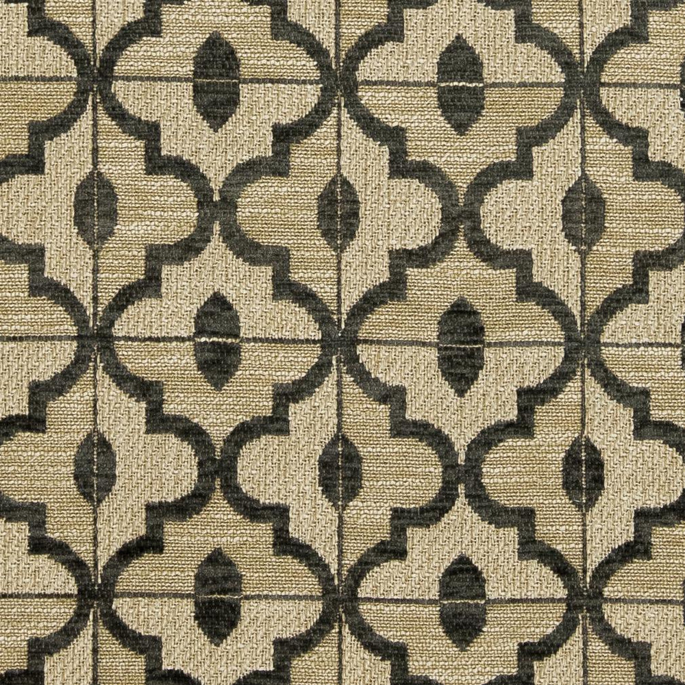 CB800-152 by Charlotte Designer Fabric Shades of Graphite 100% Woven Polyester Asia Exceeds 70,000 Wyzenbeek Rubs (Heavy Duty) Horizontal 7" x Vertical 7.5" 54 Inches - Swanky Fabrics -