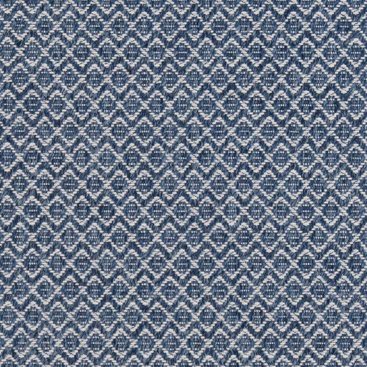 CB800-224 by Charlotte Designer Fabric Shades of Indigo 63% Olefin, 33% Cotton, 4% Polyester Made In USA Exceeds 60,000 Wyzenbeek Rubs (Heavy Duty) Horizontal 1" x Vertical 1.5" 54 Inches - Swanky Fabrics -