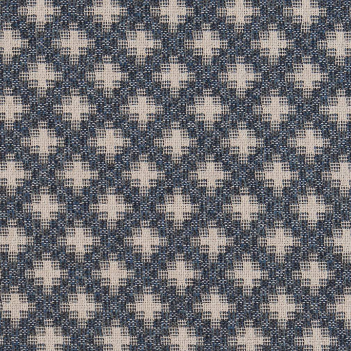 CB800-238 by Charlotte Designer Fabric Shades of Indigo 53% Cotton, 38% Olefin, 9% Polyester Made In USA Exceeds 72,000 Wyzenbeek Rubs (Heavy Duty) </p><p>Repeat: Horizontal: 2" x Vertical: 2" 54 Inches - Swanky Fabrics -