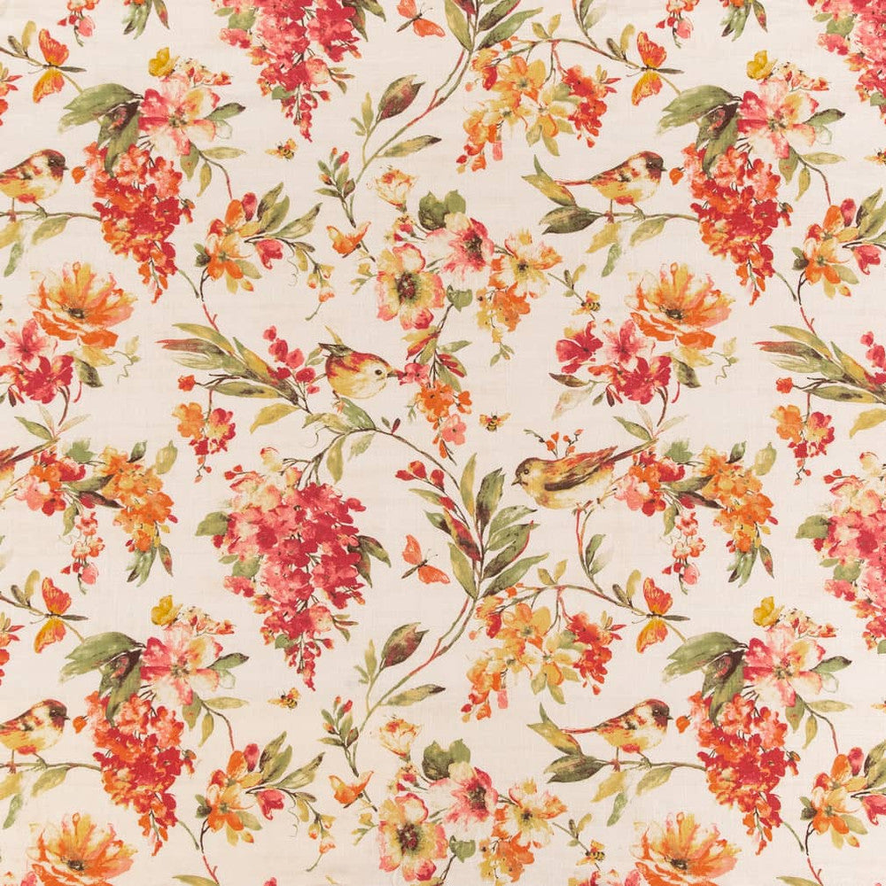 CB800-275 by Charlotte Designer Fabric Purple, Orange & Gold 55% Linen, 45% Viscose Korea Exceeds 30,000 Wyzenbeek Rubs (Heavy Duty) </p><p>Repeat: Horizontal 27.25" x Vertical 24.25" 54 Inches - Swanky Fabrics -