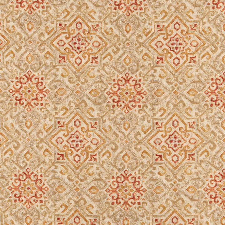 CB800-276 by Charlotte Designer Fabric Purple, Orange & Gold 55% Linen, 45% Viscose Korea Exceeds 30,000 Wyzenbeek Rubs (Heavy Duty) </p><p>Repeat: Horizontal 13.5" x Vertical 13.5" 54 Inches - Swanky Fabrics -