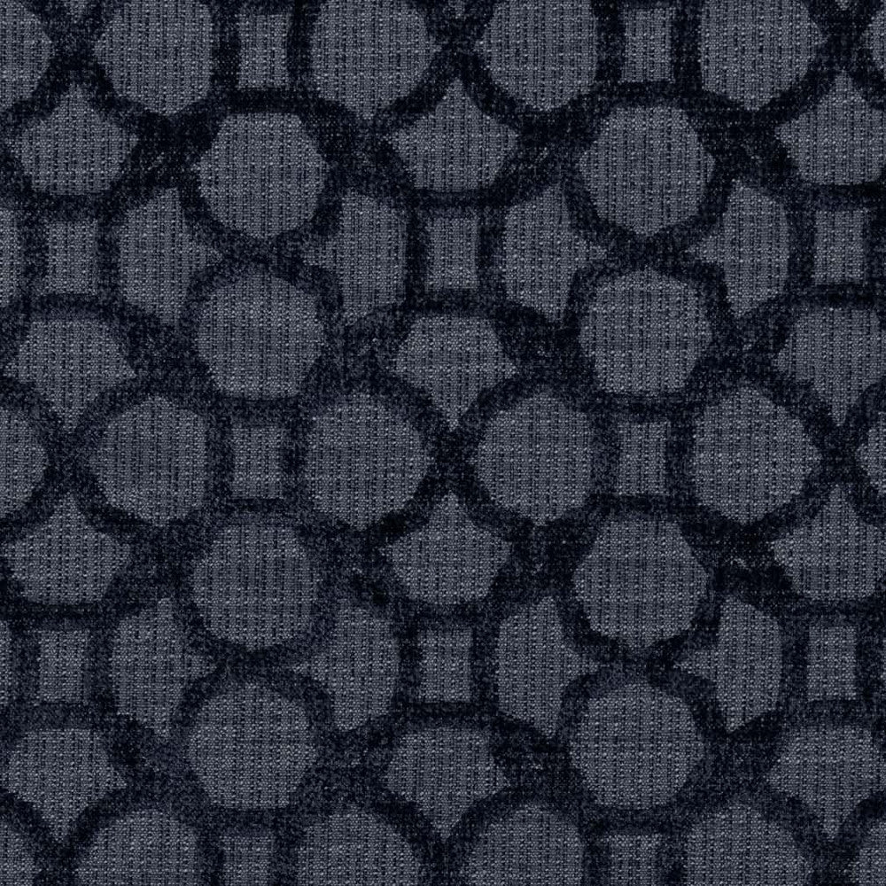 CB800-343 by Charlotte Designer Fabric Shades of Navy 100% Polyester India Exceeds 30,000 Wyzenbeek Rubs </p><p>Repeat: Horizontal 6" x Vertical 6.5" 54 Inches - Swanky Fabrics -
