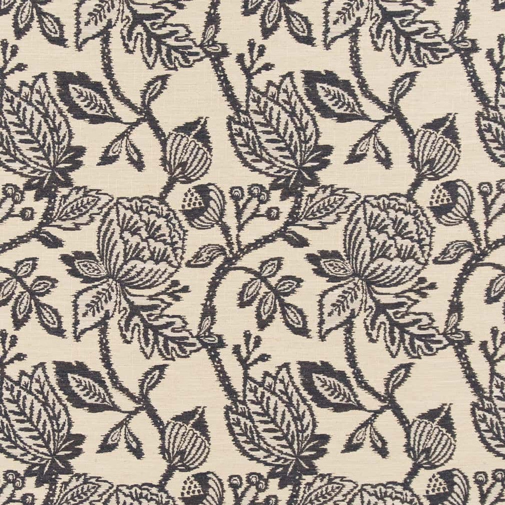 CB800-355 by Charlotte Designer Fabric Shades of Navy 85% Polyester, 15% Linen Asia Exceeds 40,000 Wyzenbeek Rubs </p><p>Repeat: Horizontal 14.5" x Vertical 17" 54 Inches - Swanky Fabrics -