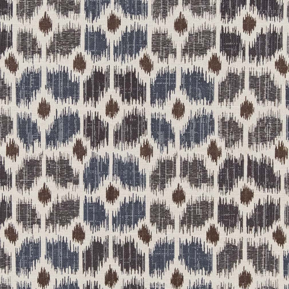 CB800-356 by Charlotte Designer Fabric Shades of Navy 97% Polyester, 3% Linen Asia Exceeds 50,000 Wyzenbeek Rubs </p><p>Repeat: Horizontal 7.5" x Vertical 9.5" 54 Inches - Swanky Fabrics -