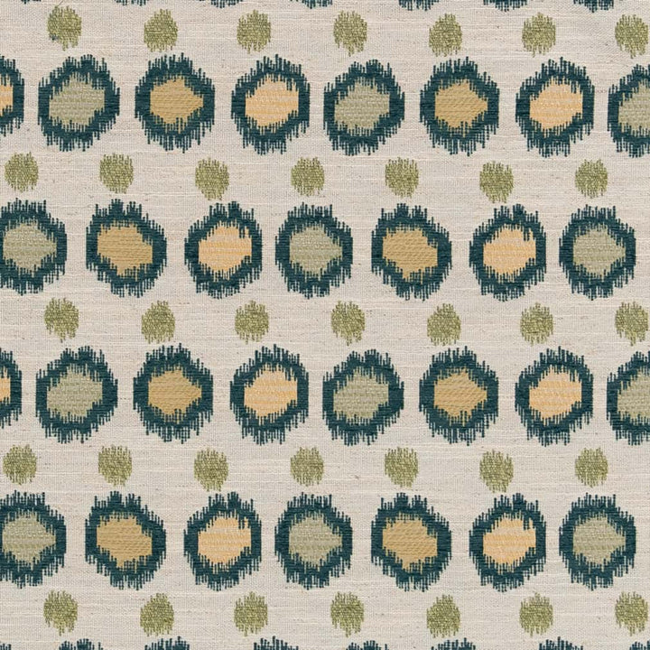 CB800-368 by Charlotte Designer Fabric Shades of Emerald 96% Polyester, 4% Linen Asia Exceeds 128,000 Wyzenbeek Rubs </p><p>Repeat: Horizontal 7" x Vertical 7" 54 Inches - Swanky Fabrics -