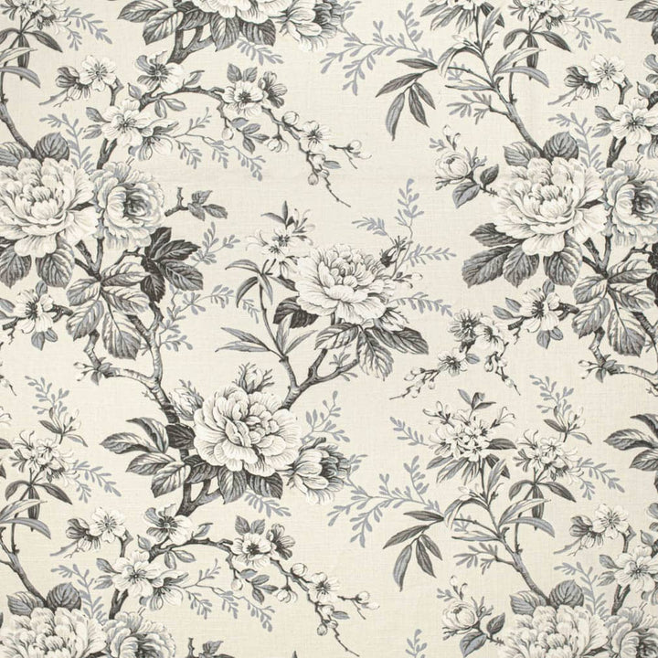 CB800-408 by Charlotte Designer Fabric Shades of Onyx 55% Linen, 45% Rayon Asia Exceeds 30,000 Wyzenbeek Rubs (Heavy Duty) Horizontal 27.25" x Vertical 24" 54 Inches - Swanky Fabrics -