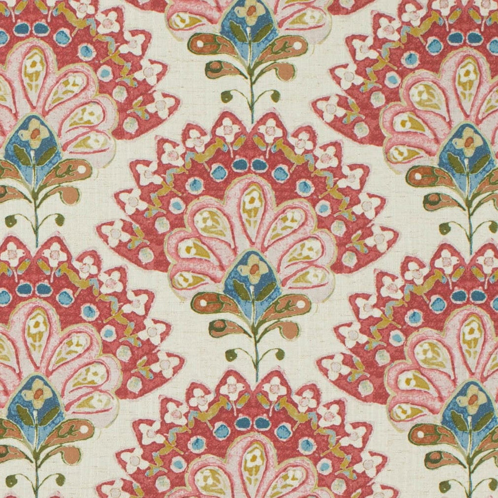 CB800-530 by Charlotte Designer Fabric Shades of Wild Rose 96% Polyester, 4% Linen India Exceeds 100,000 Wyzenbeek Rubs (Heavy Duty) Horizontal 13.75" x Vertical 8.25" 54 Inches - Swanky Fabrics -