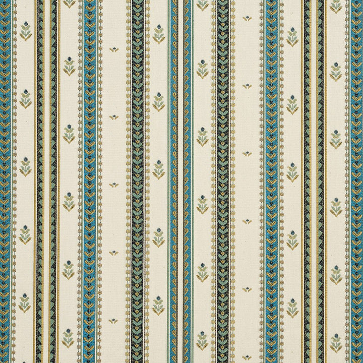 CB800-79 by Charlotte Designer Fabric Shades of Teal 36% Polyester, 32% Acrylic, 32% Cotton Spain Exceeds 24,000 Wyzenbeek Rubs (Heavy Duty) Horizontal: 7.5" x Vertical: 2.5" 54 Inches - Swanky Fabrics -