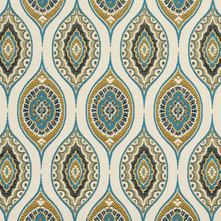 CB800-80 by Charlotte Designer Fabric Shades of Teal 36% Polyester, 32% Acrylic, 32% Cotton Spain Exceeds 24,000 Wyzenbeek Rubs (Heavy Duty) Horizontal: 3.25" x Vertical: 6" 54 Inches - Swanky Fabrics -