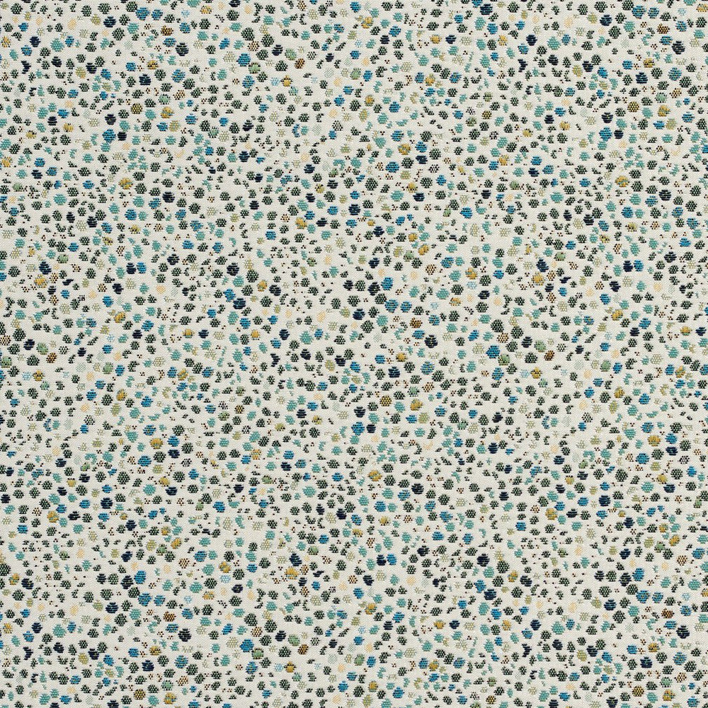 CB800-83 by Charlotte Designer Fabric Shades of Teal 60% Polyester, 20% Acrylic, 20% Cotton Spain Exceeds 24,000 Wyzenbeek Rubs (Heavy Duty) No Repeat 54 Inches - Swanky Fabrics -