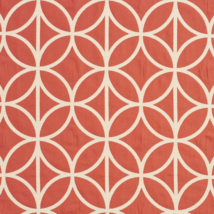 CB800-92 by Charlotte Designer Fabric Shades of Coral 54% Cotton, 46% Polyester Asia Exceeds 80,000 Wyzenbeek Rubs (Heavy Duty) Horizontal: 4.75" x Vertical: 4.75" 54 Inches - Swanky Fabrics -