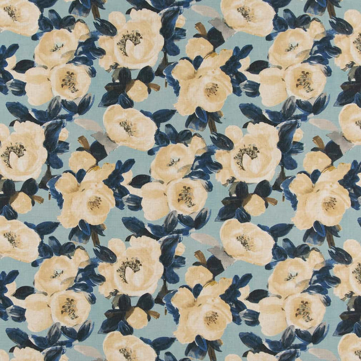 CB900-82 by Charlotte Designer Fabric Shades of Navy 95% Polyester, 5% Linen Asia Exceeds 106,000 Wyzenbeek Rubs </p><p>Repeat: Horizontal 27" x Vertical 26" 54 Inches - Swanky Fabrics -