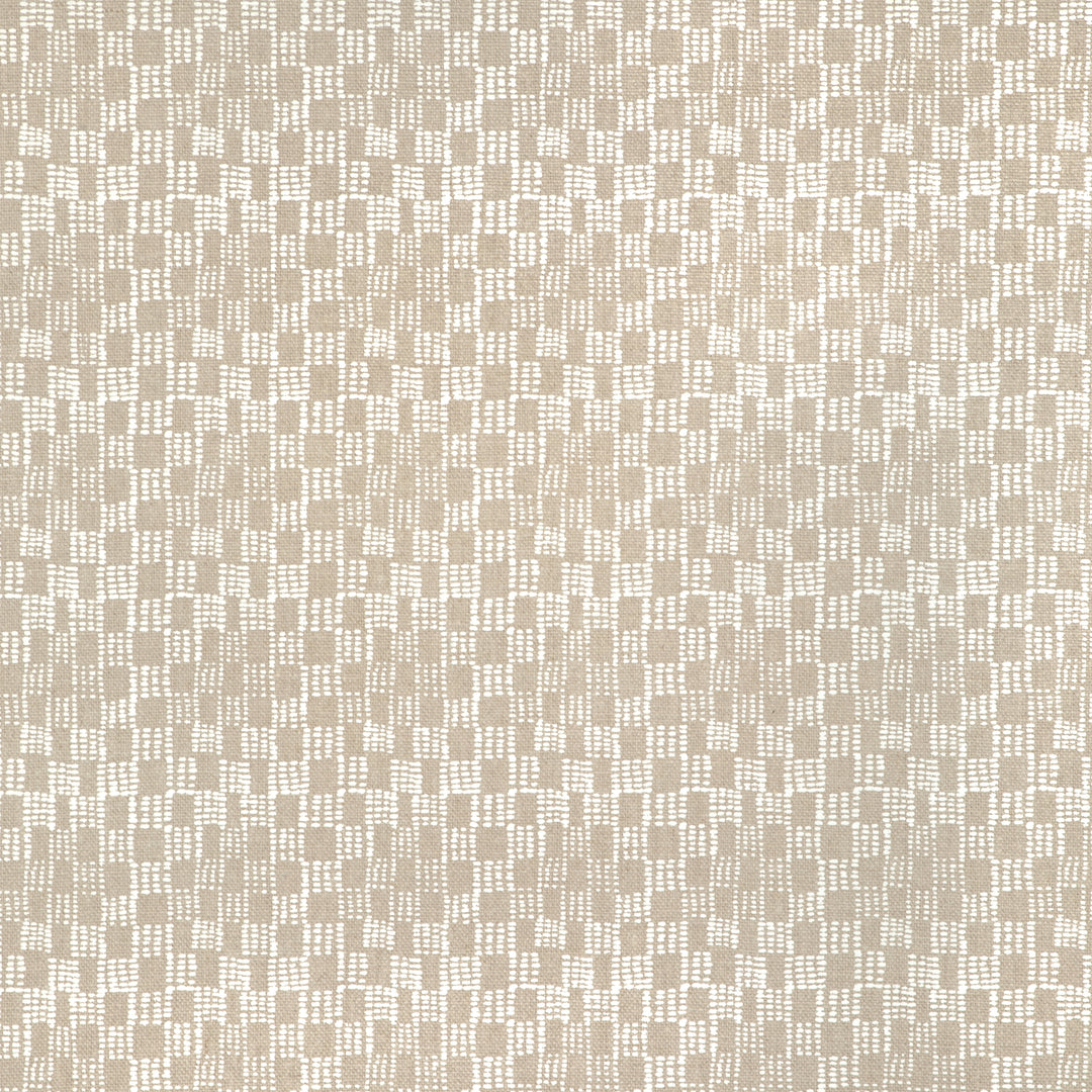 Beck - White/Natural CCF-2303.161.0 by Caroline Cecil Textiles Designer Fabric