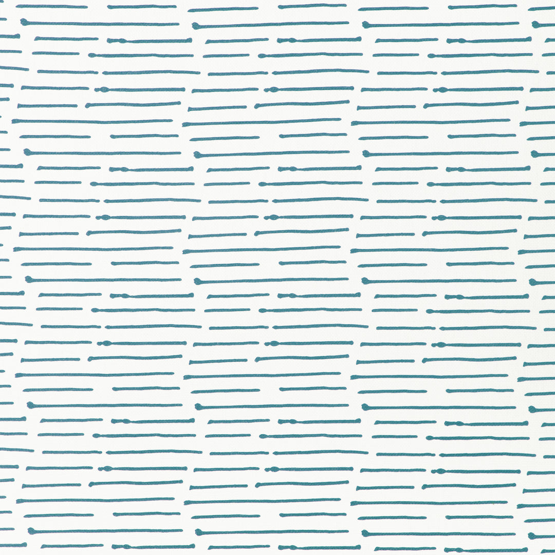 Ink Stripe - Denim/Oyster CCF-2322.1615.0 by Caroline Cecil Textiles Designer Fabric