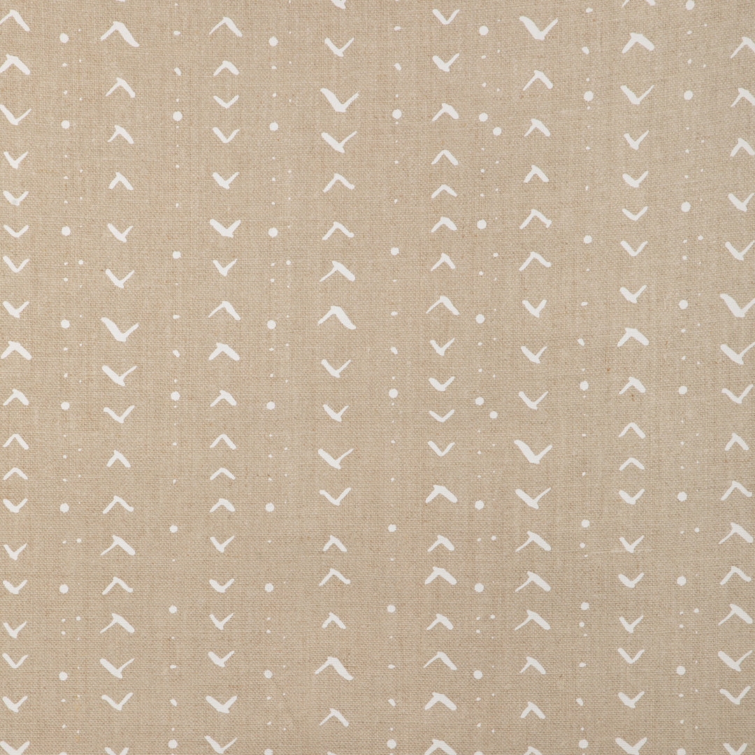 Titik - White/Natural CCF-2342.1601.0 by Caroline Cecil Textiles Designer Fabric