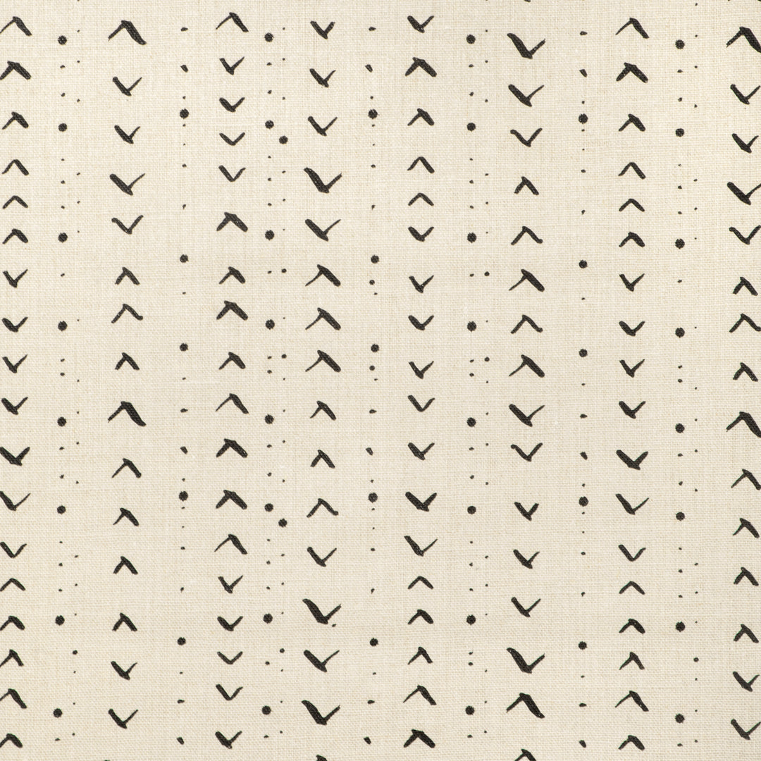 Titik - Black/Natural CCF-2342.8116.0 by Caroline Cecil Textiles Designer Fabric
