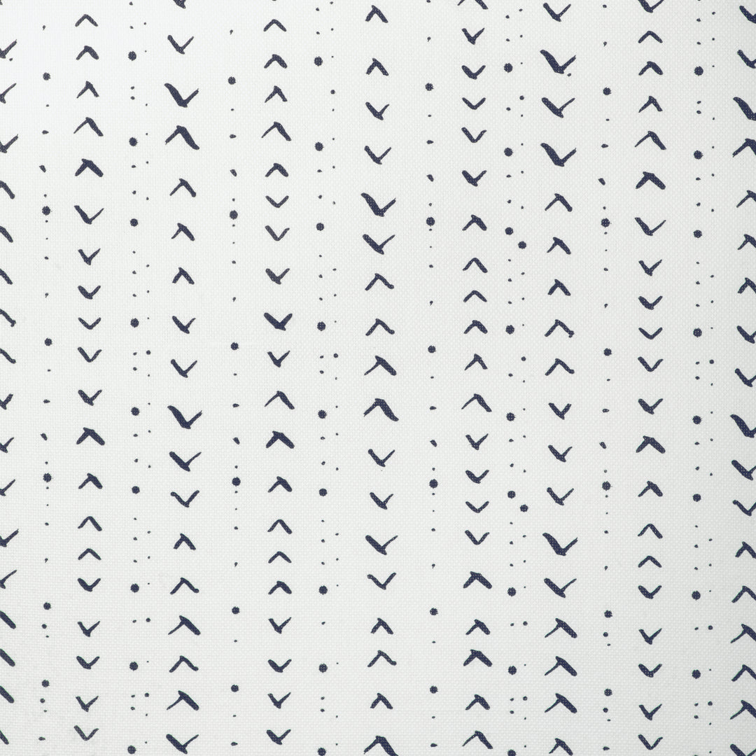 Titik - Dark Navy/Oyster CCF-2345.1650.0 by Caroline Cecil Textiles Designer Fabric