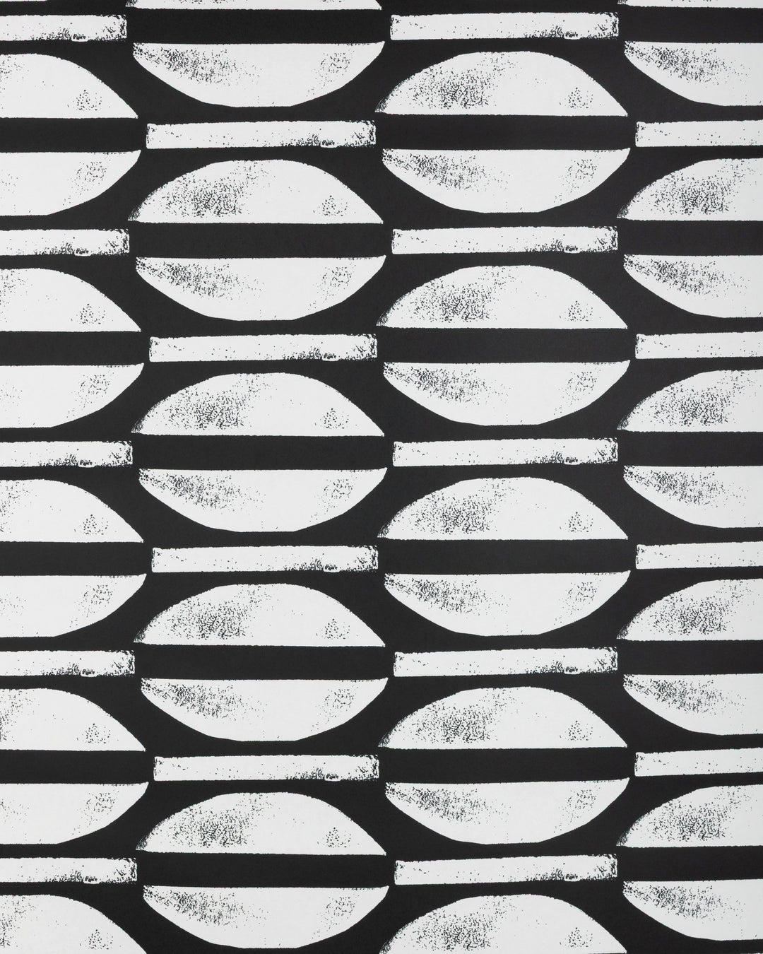 Raja Wp - Black CCP-2348.81.0 by Caroline Cecil Textiles Designer Wallcovering