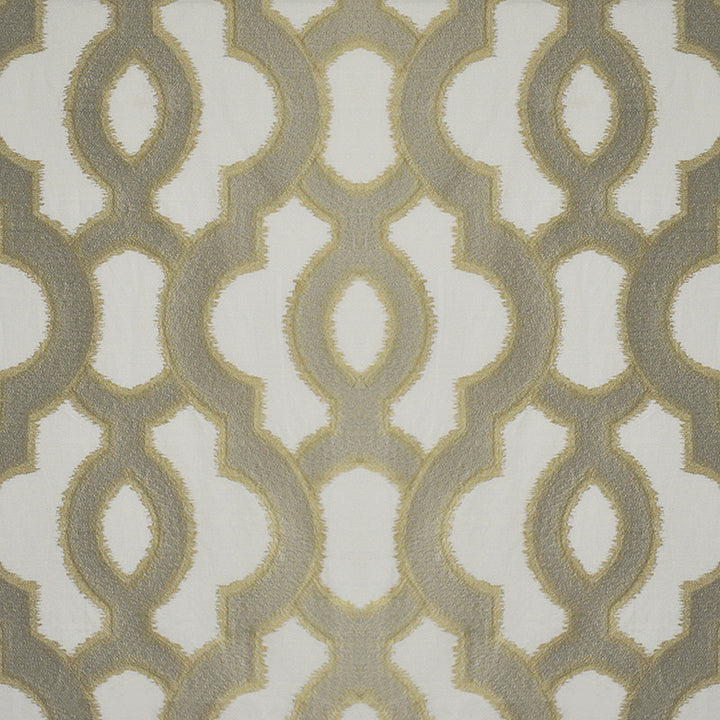 Cappella # 905 Zinc by Maxwell Designer Fabric Telafina Season Xi 55% LINEN/45% COTTON NONE INDIA V-15.6"H-16.9" 54"EMB50.4 - Swanky Fabrics -