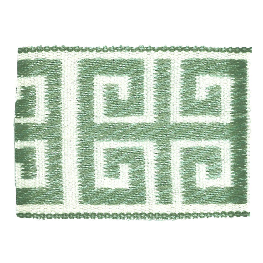 Cecelia 2 Seaspray by Stout Designer Trim MOONDUST TRIM 50%SVI 50%LIN CHINA Horizontal: 0 and Vertical: 0 2.25 in - Swanky Fabrics -