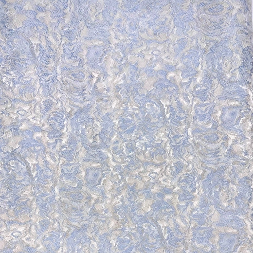 Le Krisel - Cerulean by Europatex Designer Fabric Le Krisel 100% Polyester China See Sample Horizontal: N/A and Vertical: N/A 118.00 inches  - Swanky Fabrics -