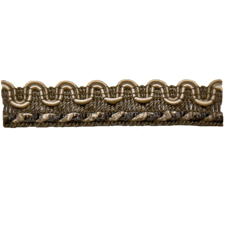 Cervantes 3 Mushroom by Stout Designer Trim AMBIANCE TRIM 67%SVI 18%POL 15%COT CHINA </p><p>Repeat: 0 0.5 in - Swanky Fabrics -